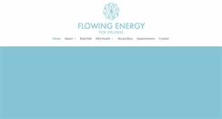 Desktop Screenshot of flowingenergyforwellness.com